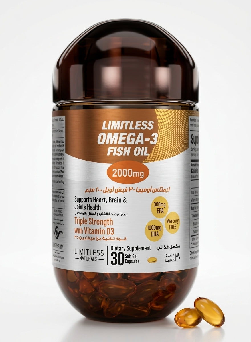 LIMITLESS OMEGA-3 FISH OIL