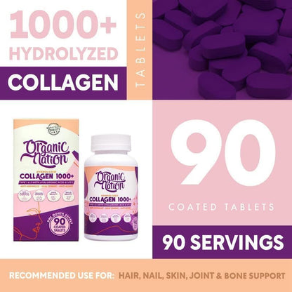 ORGANIC NATION | Hydrolyzed Collagen 1000+