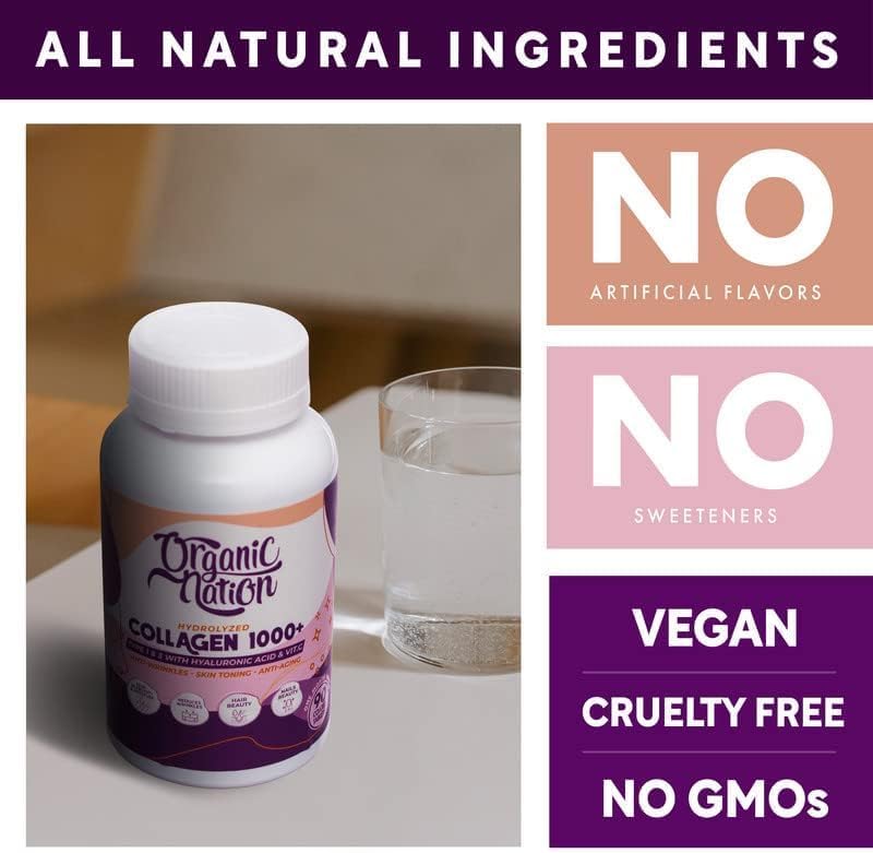 ORGANIC NATION | Hydrolyzed Collagen 1000+