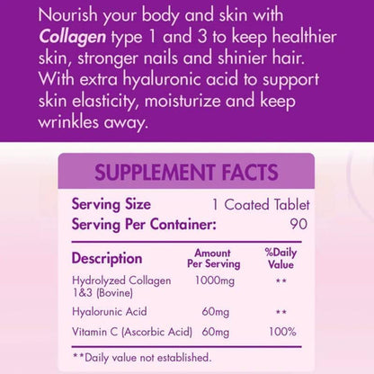 ORGANIC NATION | Hydrolyzed Collagen 1000+