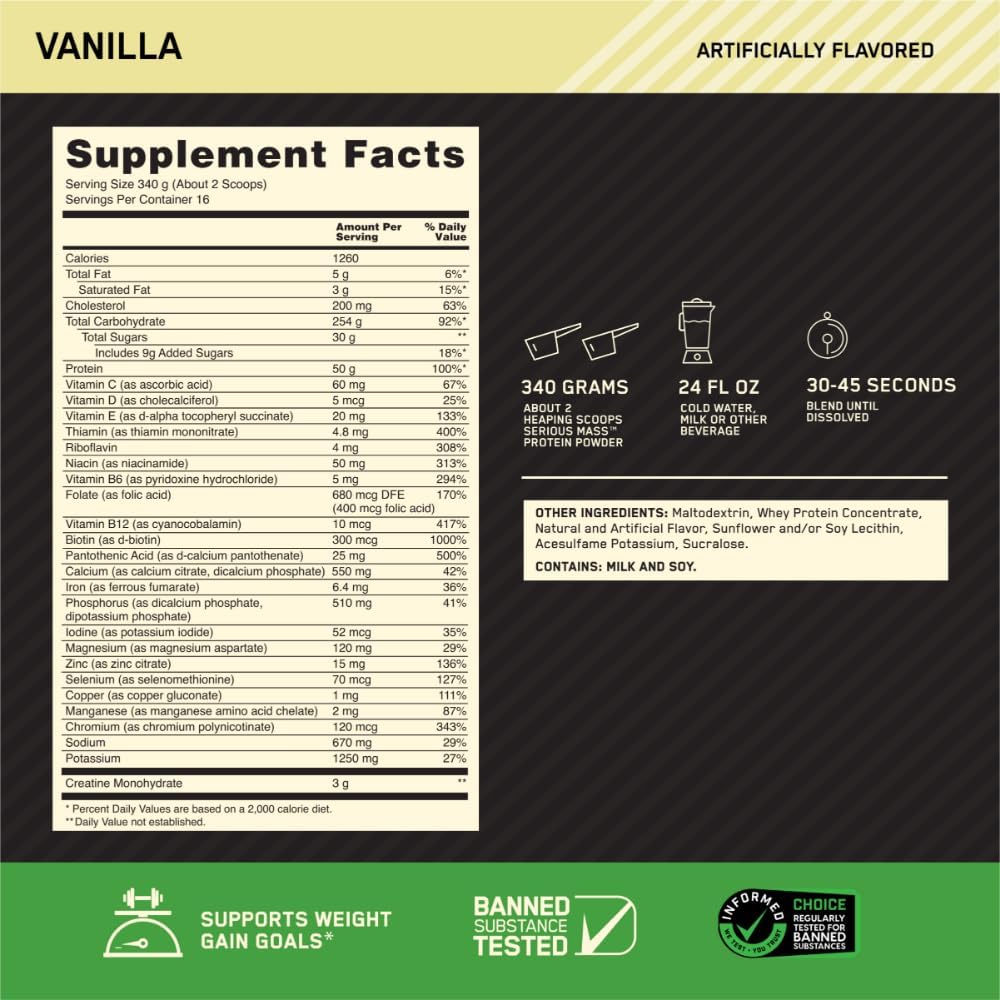 Optimum Nutrition Serious Mass