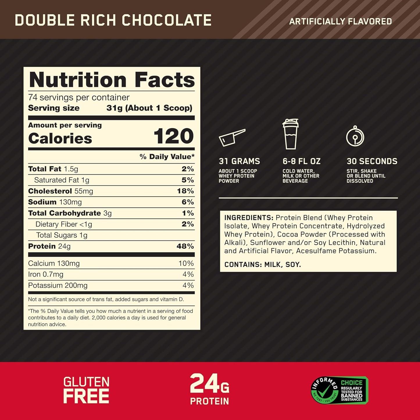 Optimum Nutrition Gold Standard 100% Whey Protein